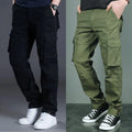 Essential Utility 100% Cotton Cargo Pant Combo  Black & Olive Green